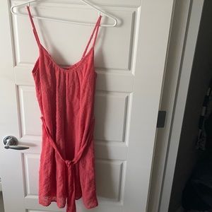 Lauren Conrad coral dress